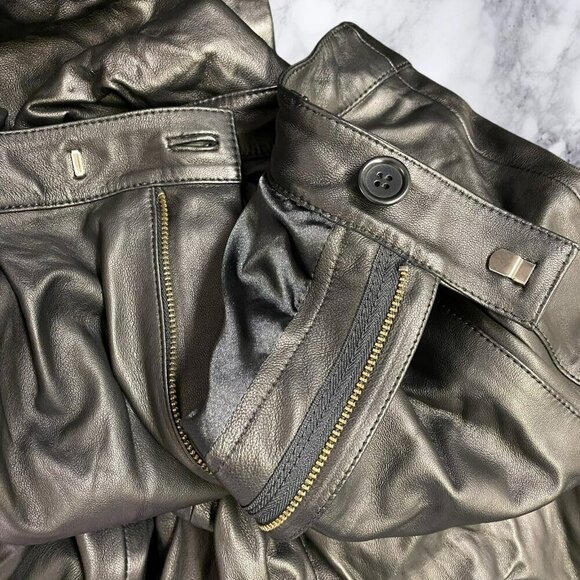 Lovers and Friends Seymore Leather Pants - Black - Picture 7 of 8